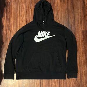Nike Black Sweatshirt Hoodie Casual Athletic Wear